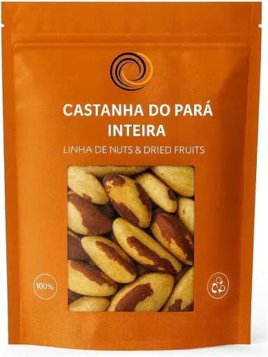 Castanha Do Pará Inteira Selecionada – Pura E Saudável 500G