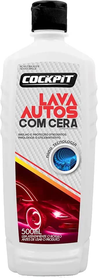 Lava Autos Com Cera Cockpit 500Ml, Interbrilho