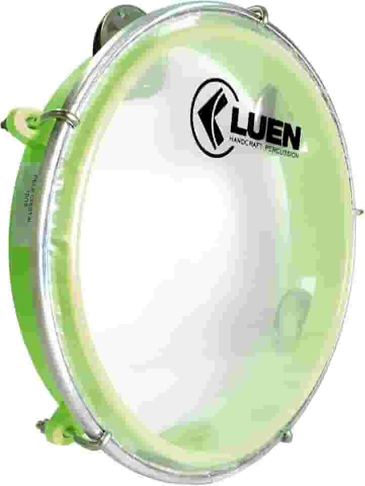 Pandeiro Abs Verde Citrico Junior Pele Cristal 08'