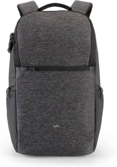 WB Mochila Executiva para Notebook até 15,6" Ulf Impermeável Antifurto com Cadeado Anti-transpirante (Cinza)