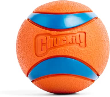Bola Chuckit Ultra Ball para Cães, Grande, Laranja e Azul, 1 unidade