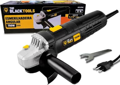 Esmerilhadeira Angular Profissional 4.1/2 Pol. 750w 110v Cor Preto Frequência 60Hz