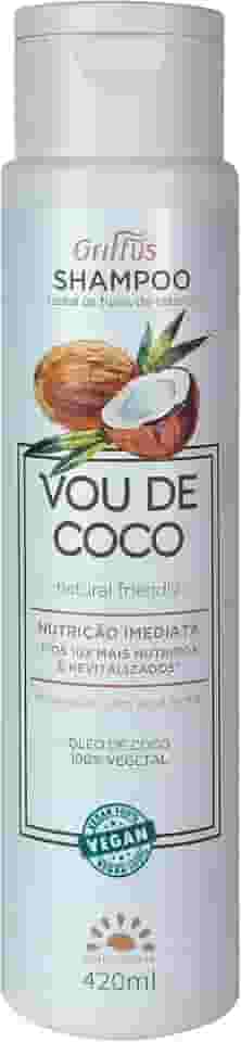 Griffus Vou De Coco Shampoo 420 Ml Cosméticos Multicor
