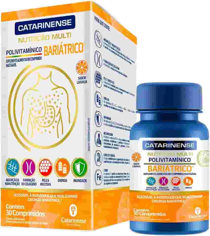 Polivitamínico Bariátrico - 30 Comprimidos - Catarinense