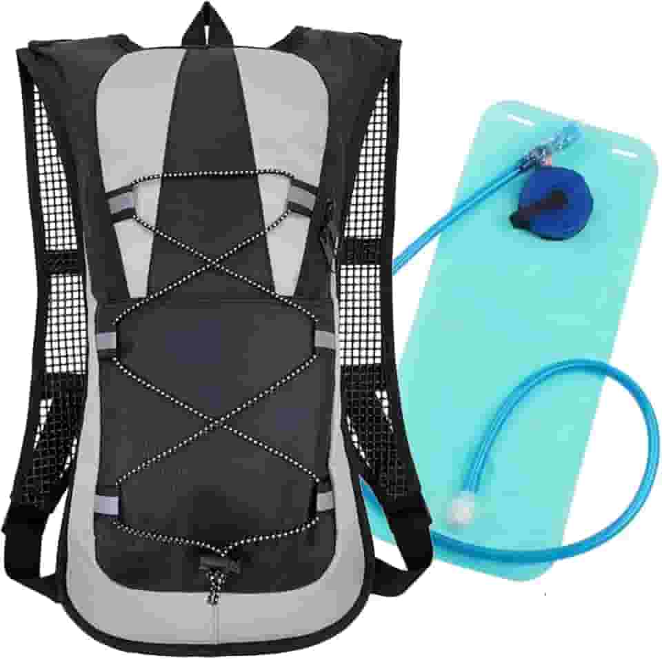 Mochila de Hidratação para Corrida Ciclismo com Bolsa para Hidratação