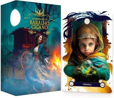 Baralho Os Mistérios do Baralho Cigano 36 Cartas Configuração Lenormand Com Livro