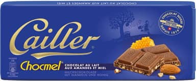 Chocolate Suíço Cailler Ao Leite Amêndoas e Mel Barra 100g