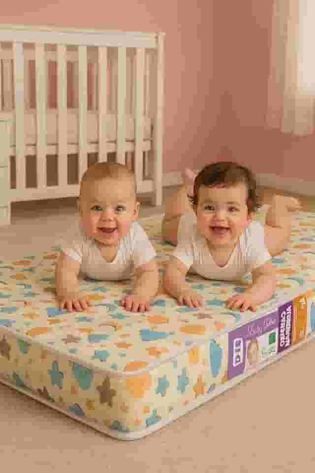 Colchão Bebê Infantil Impermeável Berço Americano 130cm x 70cm Baby