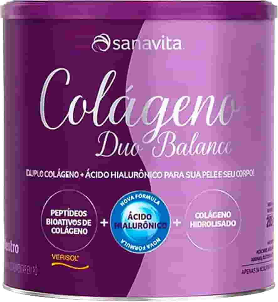 COLÁGENO DUO BALANCE AH - NEUTRO - LATA 285G | SANAVITA