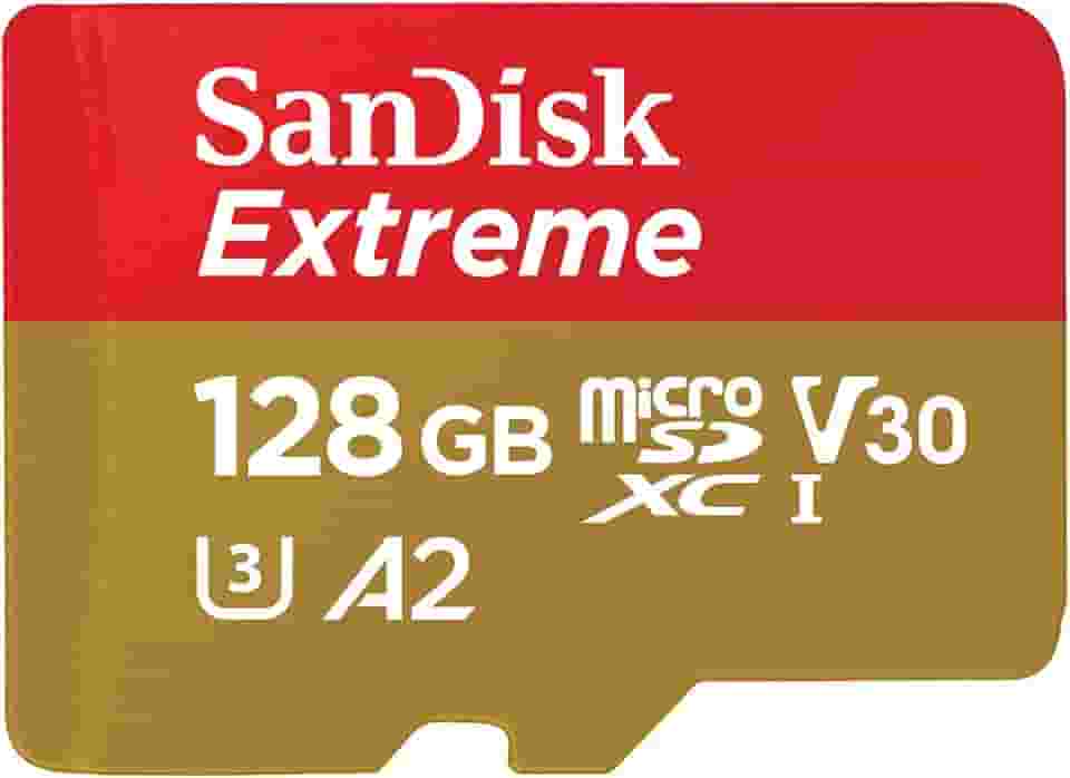 Cartão de memória SanDisk Micro SD Para Câmera de Ação 128GB UHS-I com Adaptador - SDSQXAA-128G-GN6MA