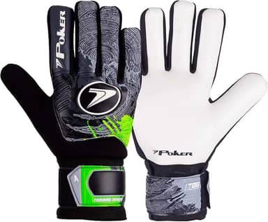 Luva Goleiro Futebol de Campo Poker Training Infinity 01130 Pt-Ch-Vdc