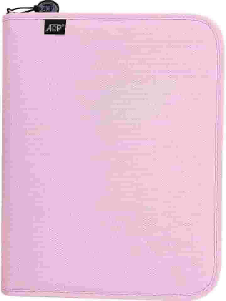 Fichário Escolar, Sweet, com Zíper, Rosa com Estojo + Divisórias, 96 Folhas, ACP