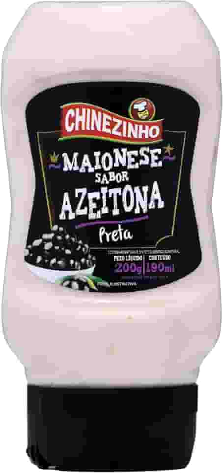 Chinezinho Maionese Sabor Azeitona Preta 200 Gramas