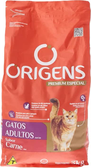 Origens Ração Para Gatos Adulto Carne 3Kg