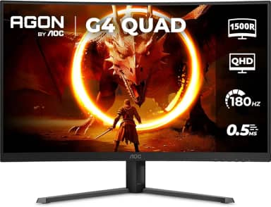 Monitor Gamer Curvo AOC AGON QUAD 32' 180Hz 0,5ms HDR10 CQ32G4E
