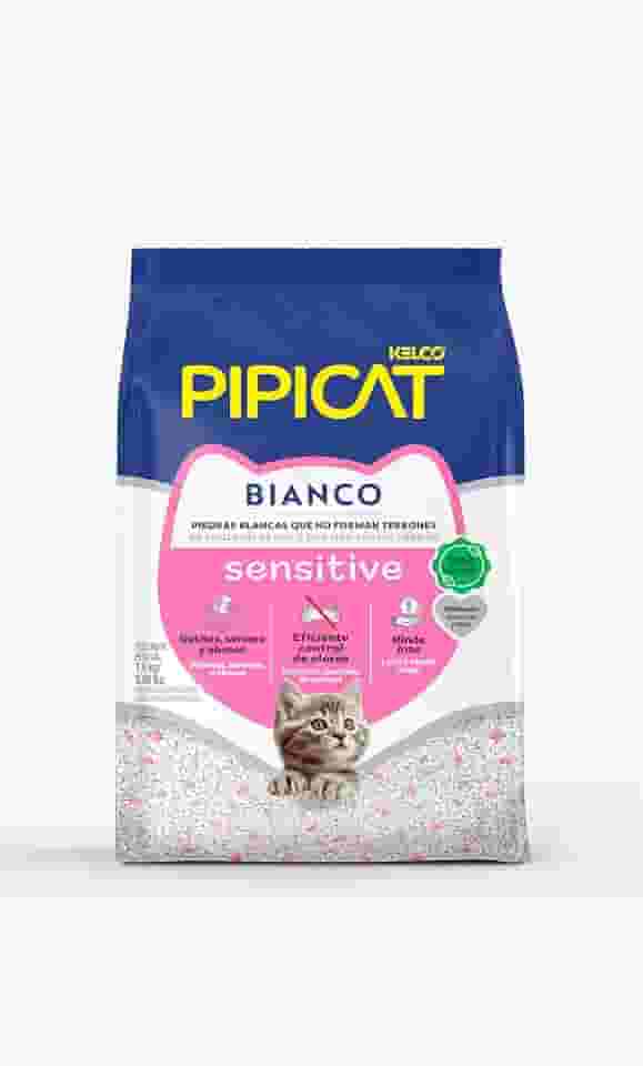 Pipicat Granulado Sanitario Bianco Sensitive 1,8kg