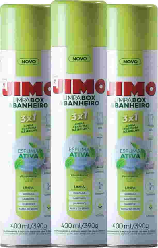 Kit 3 Un Jimo Limpa Box Banheiro 400ml
