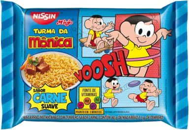 NISSIN LAMEN TURMA DA MONICA SUAVE - SABOR CARNE