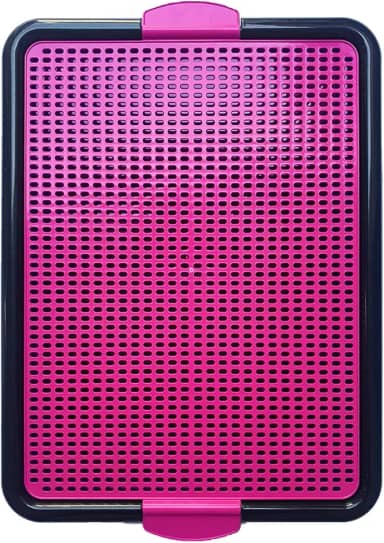 Sanitário Canino Xixi Dog Banheiro Pet Tapete Higiênico Cães Premium (Rosa)