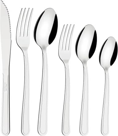 Faqueiro Tramontina Búzios em Aço Inox 36 Peças