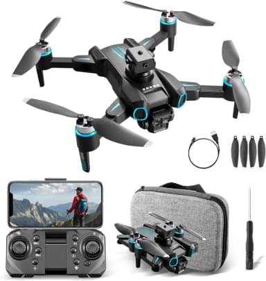 Drone Com Camera Drone Profissional 4K HD Câmeras Fluxo óptico FPV Mini Controle Remoto Quadricóptero Bolsa De Transporte GN-503