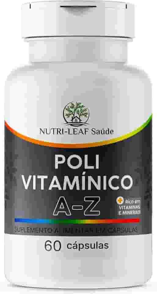 Polivitamínico A-Z – Vitaminas e Minerais para Imunidade, Cansaço Físico e Mental, Energia e Saúde Diária – Suplemento com Alta Absorção – NUTRI-LEAF Saúde