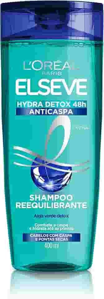 Shampoo L'Oréal Paris Elseve Hydra-Detox Anti-Caspa, 400ml
