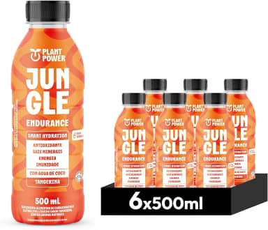 Jungle Endurance Tangerina, Bebida Funcional, 500ml - 6 unidades