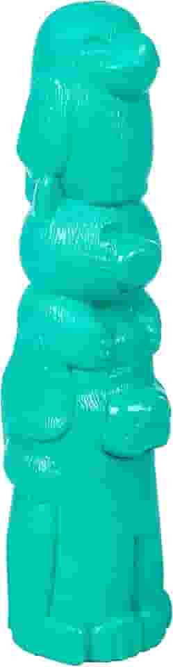 Pet Games Mordedor 2 Em 1 - Super Resistente + Removedor De Tártaro Para Cães De Pequeno Porte – Totem Nylon P Verde Água