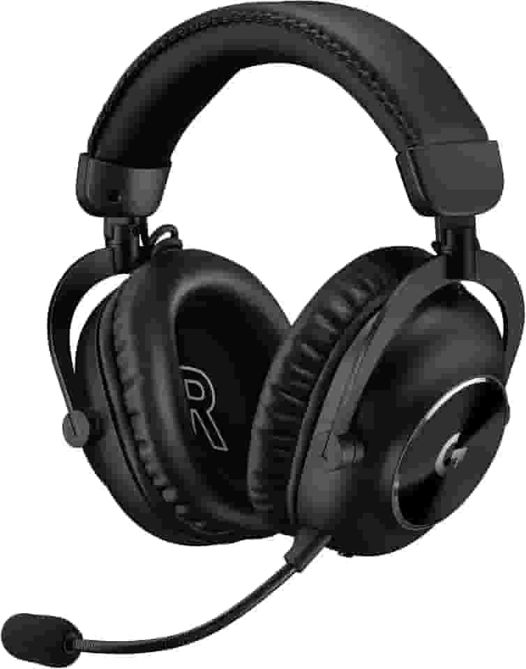 Headset Gamer Sem Fio Logitech G PRO X 2 LIGHTSPEED Com Microfone Removível, Drivers de Grafeno 50mm, Conexão Bluetooth, USB e 3,5 mm, Compatível com PC, PS5, PS4, Switch - Preto