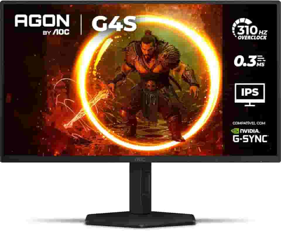 Monitor Gamer AOC AGON G4S 25' 310Hz 0.3ms HDR10 IPS Base Ajustável 25G4S/P