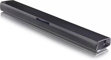 SoundBar LG 160W RMS, Conexão Bluetooth, 2.1 Canais, Auto Sound Engine (ASE), Adaptive Sound Control (ASC), Sem fios, Conexões Múltiplas - SQC1
