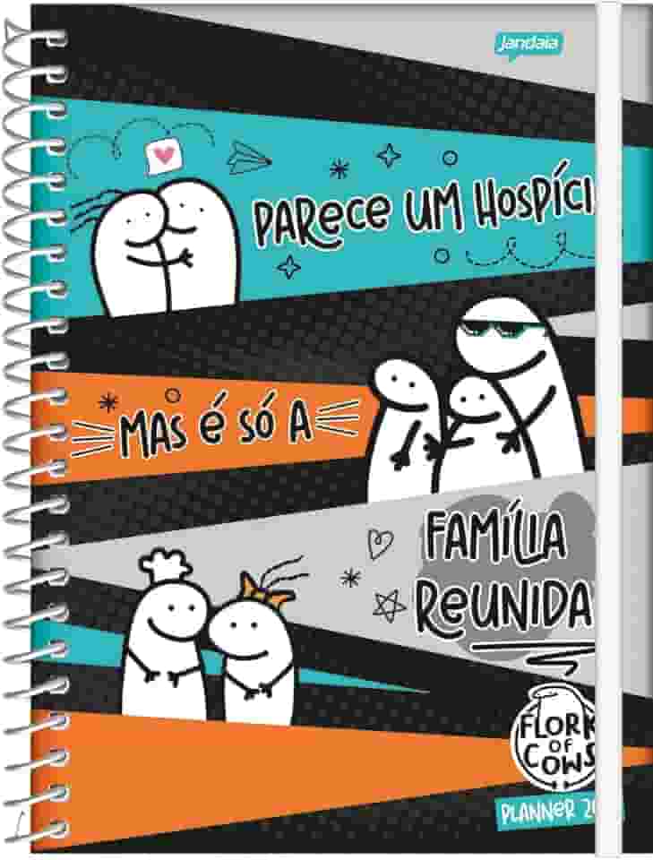 Jandaia - Planner Espiral 175X242mm CD 160Pgs Flork Familia Reunida 2026 FSC