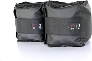 Par Caneleira Tornozeleira de Peso 3 kg WON Preto Fitness Academia Musculação Treino