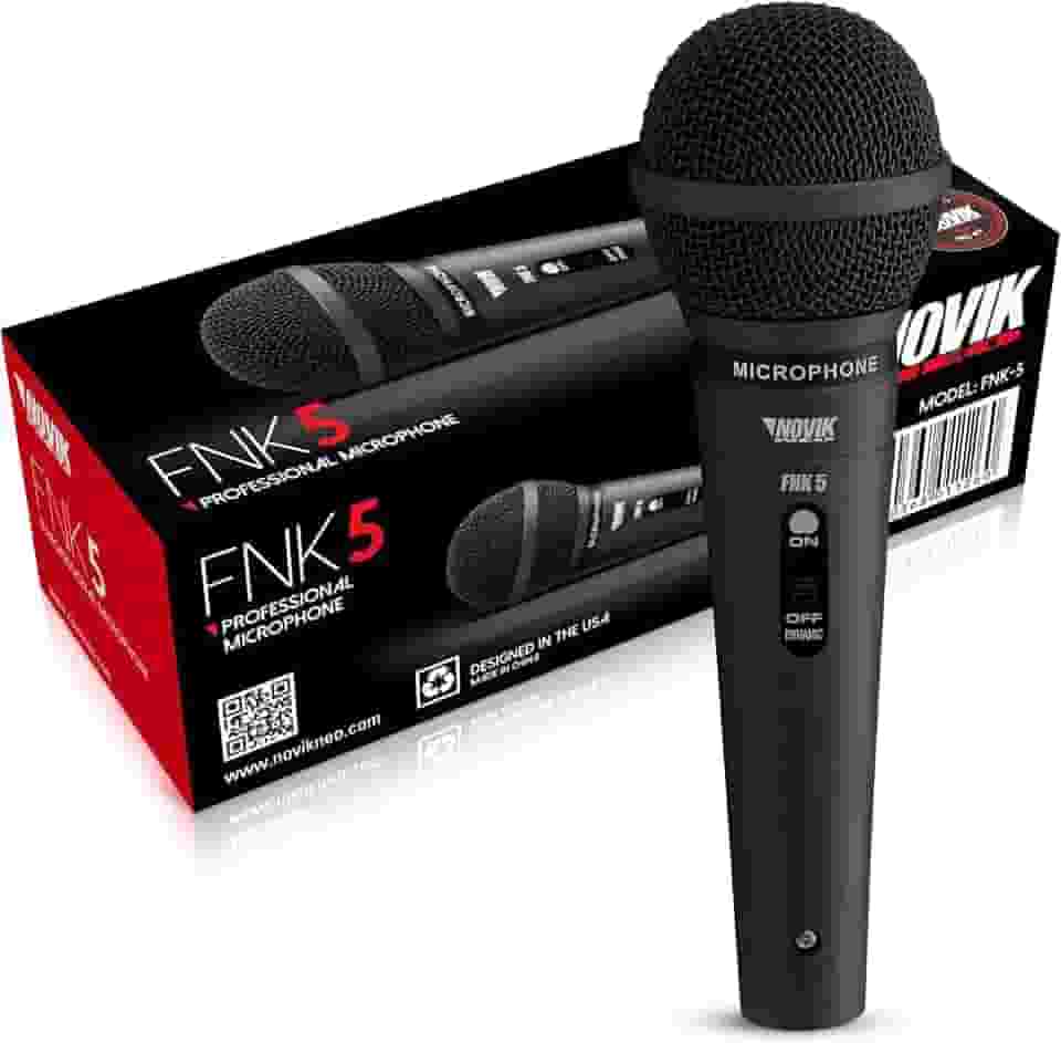 MICROFONE COM FIO PROFISSIONAL FNK-5