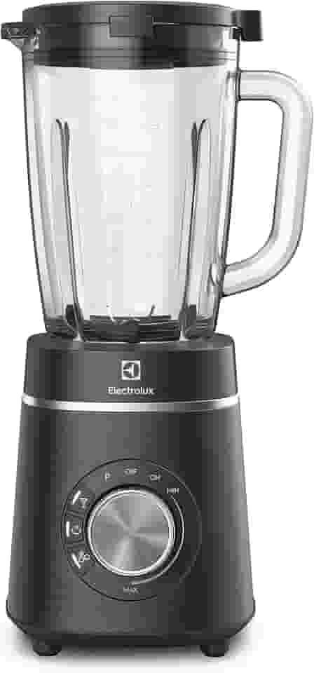 Electrolux Liquidificador inox preto jarra de vidro resistente capacidade 2L 3 receitas pre-programadas função pulsar 1200W BLP70 127v