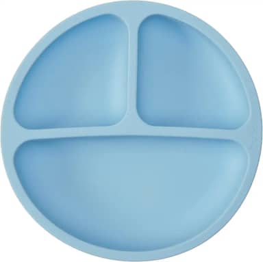 Buba Pratinho Em Silicone Com Ventosa Azul