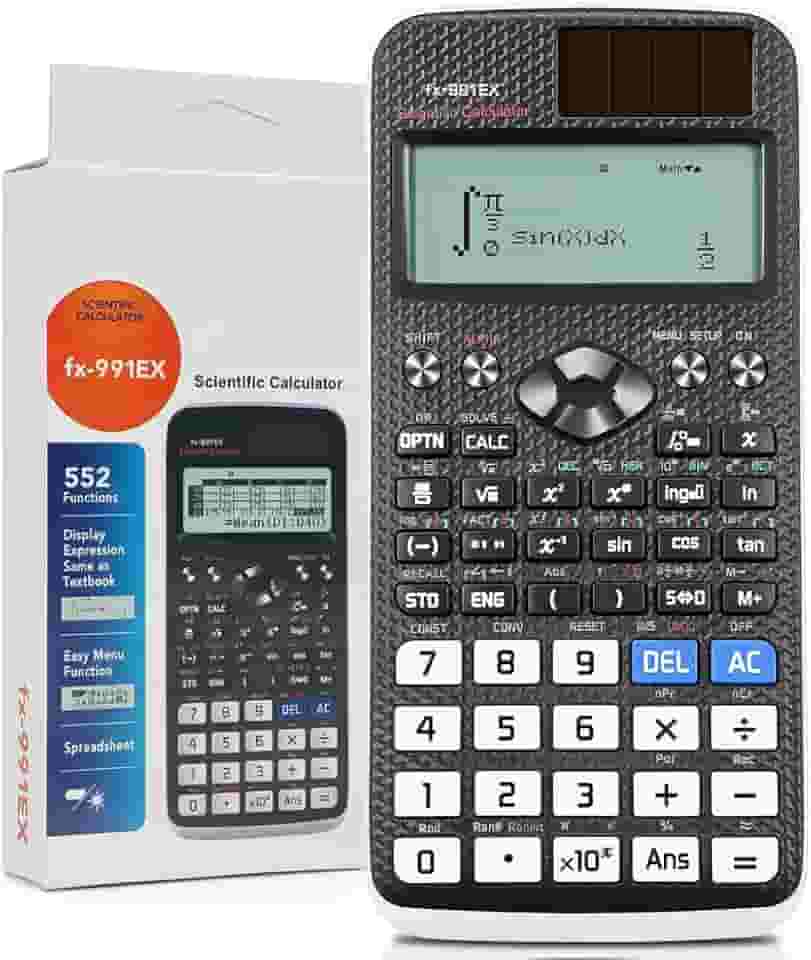 Calculadora Científica de Engenharia 522 Funções, Branca,17 * 8 * 1cm, Calculadora Cientifica, Calculadora Financeira, Calculadora Escolar, Calculadora Gráfica