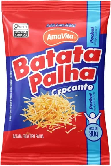 BATATA PALHA 80G AMAVITA