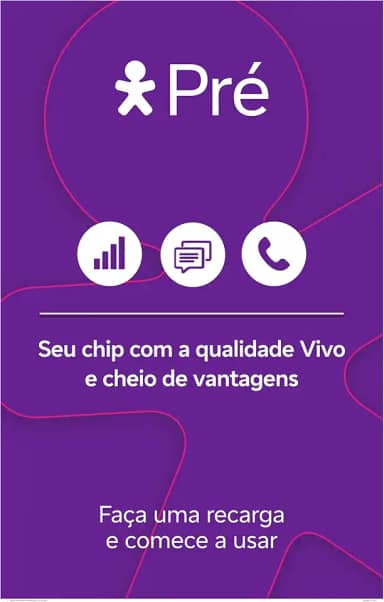 chip vivo triplo corte sem recarga