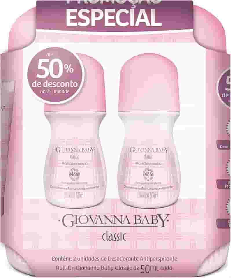 Giovanna Baby - Kit Giovanna Baby Desodorante Roll On Fem C/2 50Ml Classic