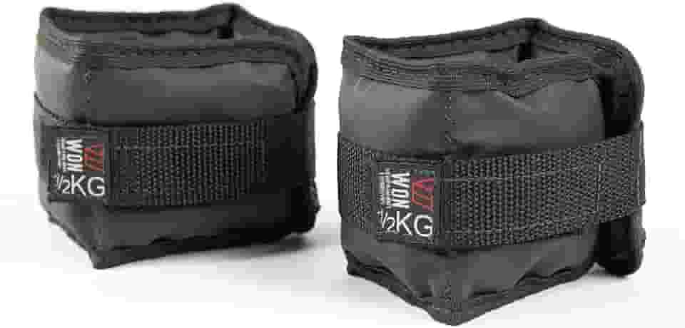 Par Caneleira de Peso 1/2 Kg Tornozeleira de Peso, Glúteos, Treino em Casa, Treino para Pernas, Academia, Fitness, CrossFit, Musculação, Funcional