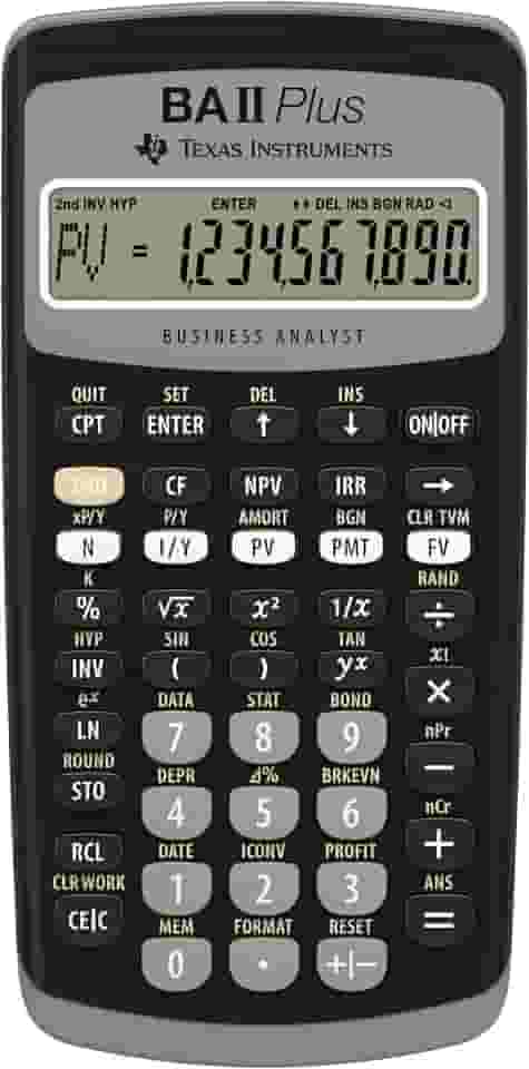 Texas Instruments Calculadora financeira BA II Plus