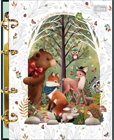 Tilibra - Caderno Argolado Cartonado Colegial Loveland 80 Folhas