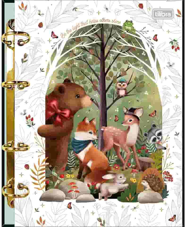 Tilibra - Caderno Argolado Cartonado Colegial Loveland 80 Folhas