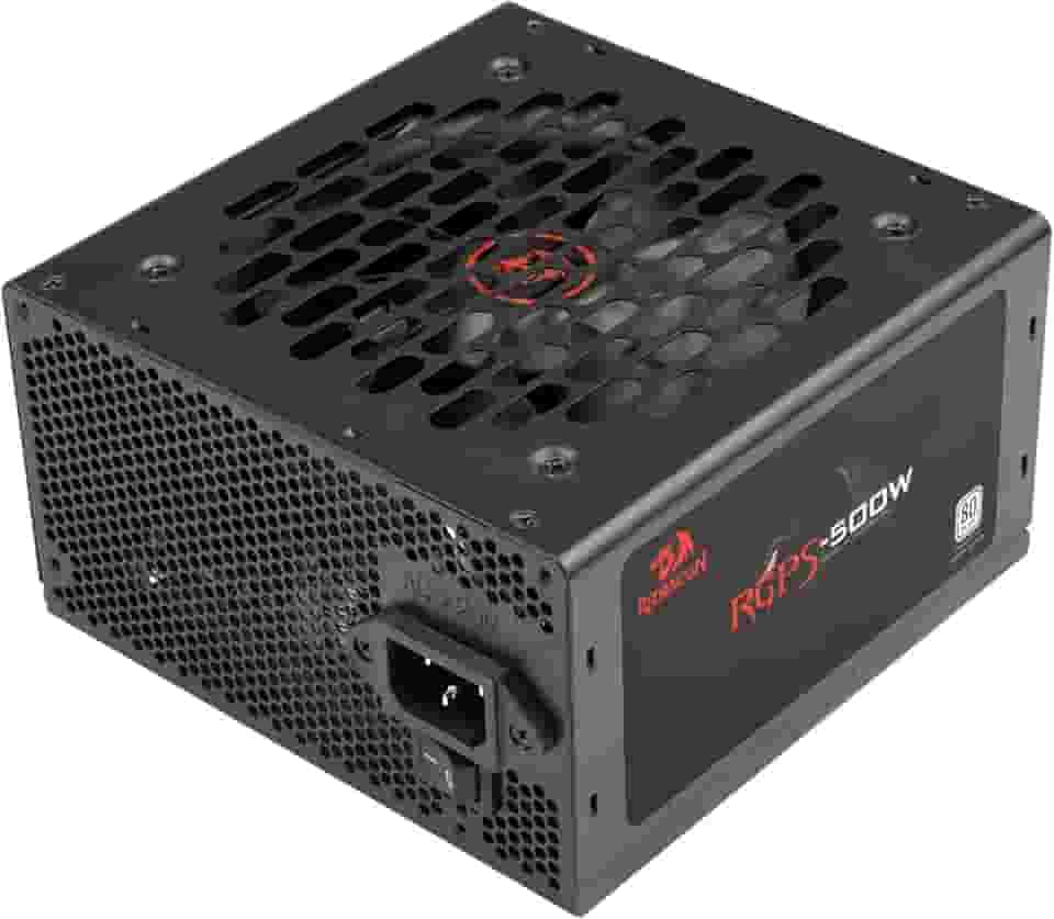 Fonte Gamer Redragon RGPS-500W 80 Plus White ATX PFC Ativo Full Range GC-PS021
