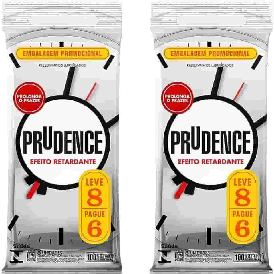 Kit Camisinhas Preservativo Prudence Efeito Retardante 16und