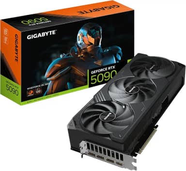 Placa de Vídeo Gigabyte RTX 5090 Windforce OC 32G, 32GB GDDR7, Ray Tracing, Alto Desempenho para Games e Criação – GV-N5090WF3OC-32GD