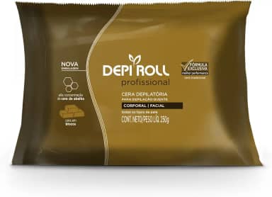 Depiroll Cera Quente Bloco 250Gr Tradicional