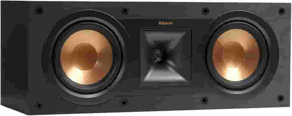 Klipsch Reference R-25C - Caixa acústica central para Home Theater Preto
